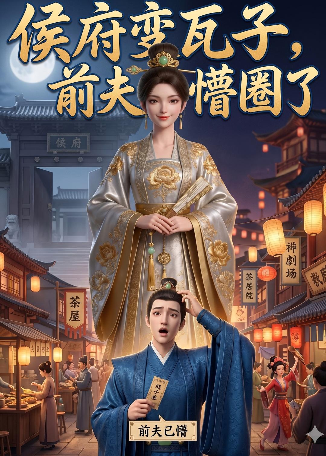 侯府变瓦子，前夫懵圈了 动漫