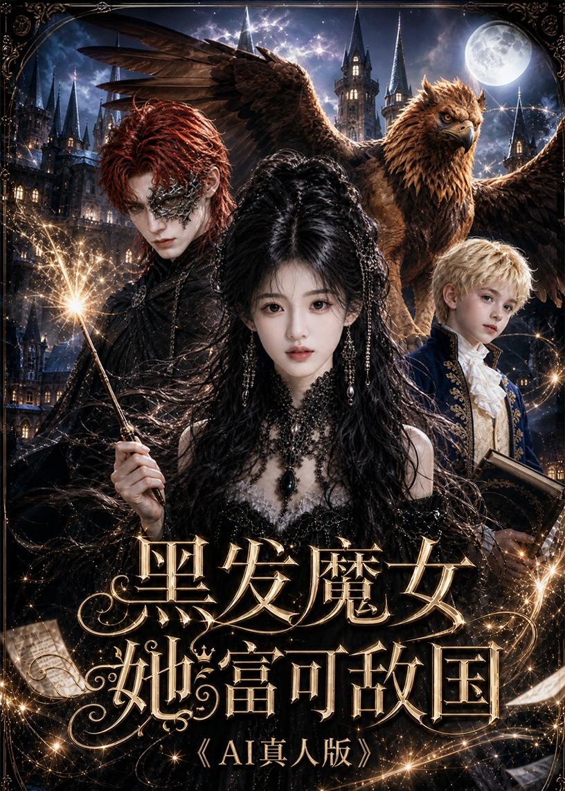 黑发魔女她富可敌国AI真人版 漫剧